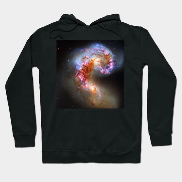 Antenna Galaxies Hoodie by headrubble